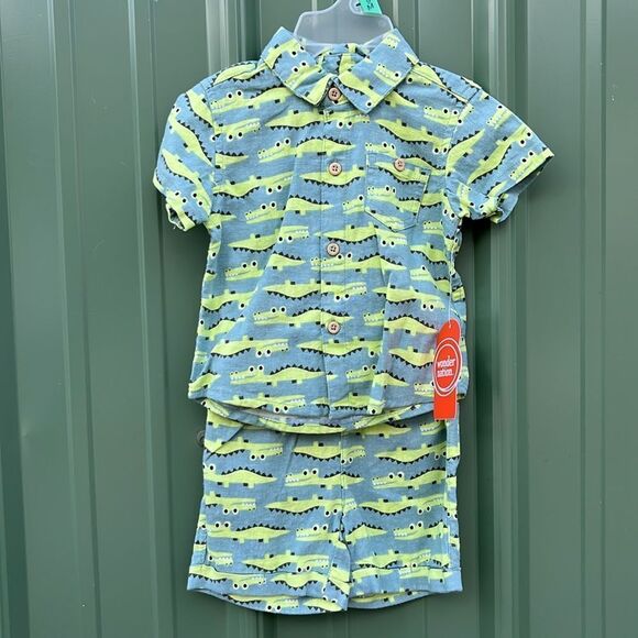 Baby Boy Shorts Shirt’s Bundle 4-Piece Size 6-9M - Picture 2 of 7